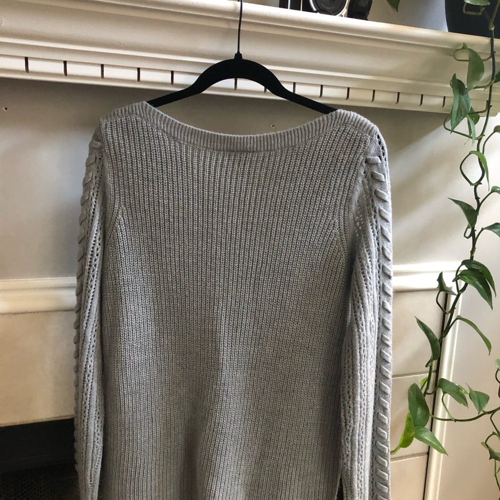 Grey Knit Sweater - Picture 4 of 4